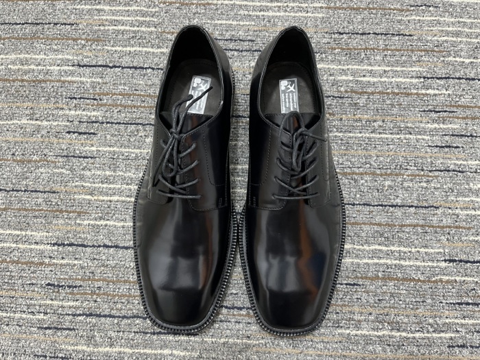  Arrenfashion Men B*alenciaga Leather shoes