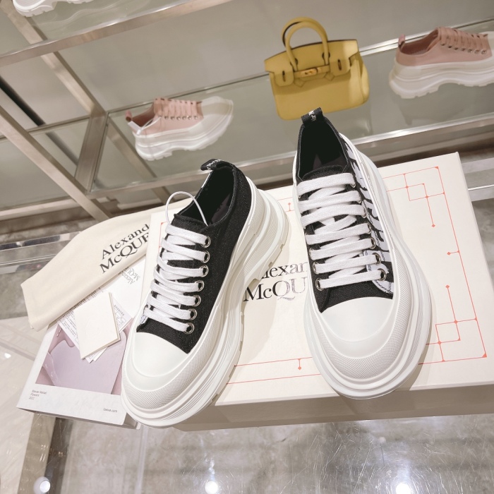 Men Women A*lexander M*cqueen Top Sneaker （ Arrenfashion ）