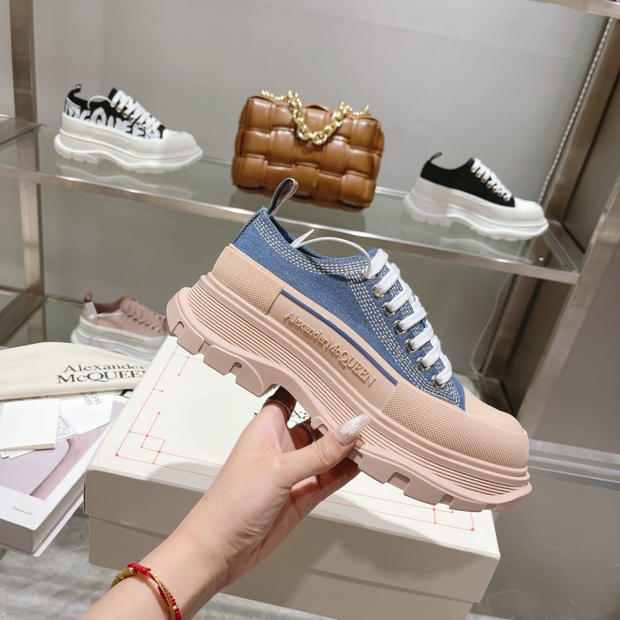 Men Women A*lexander M*cqueen Top Sneaker （ Arrenfashion ）