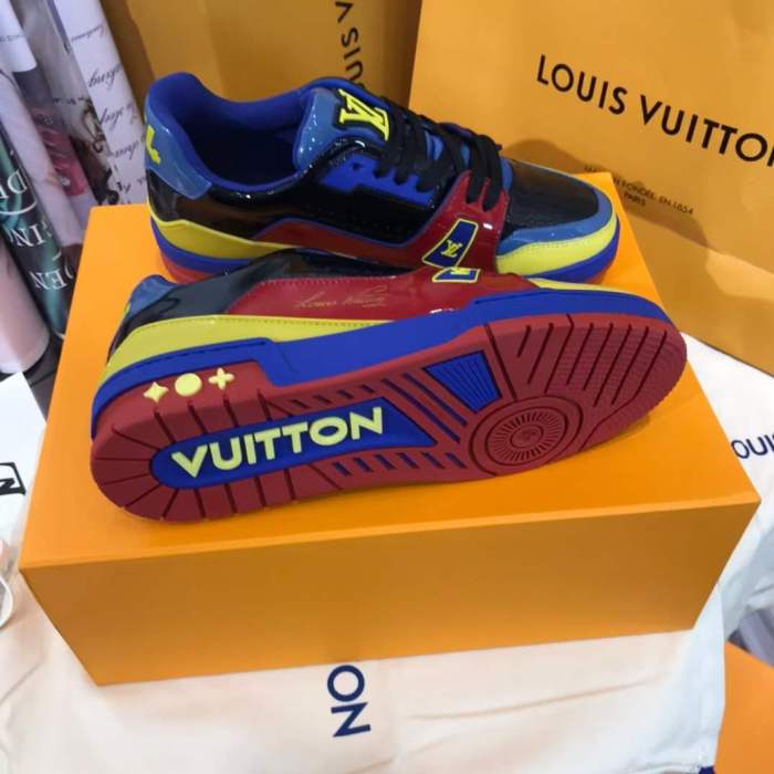  Arrenfashion Men Women L*ouis V*uitton Top Sneakers