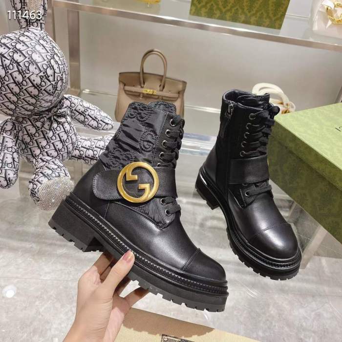 Women G*ucci Top Boots （Arrenfashion）