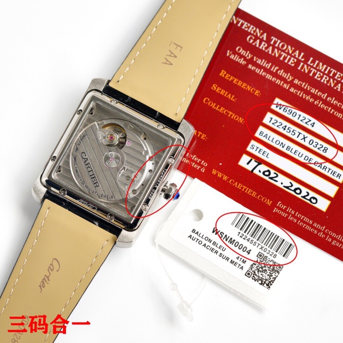 C*artier Watches Top Quality 34mmX44mm (Arrenfashion)