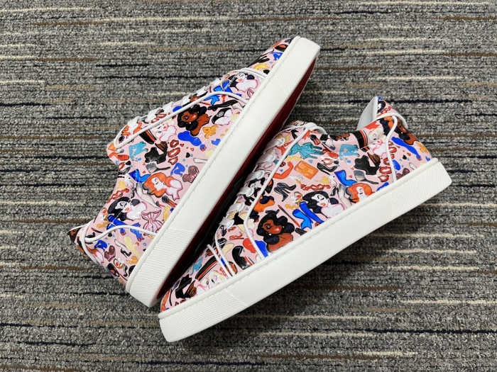  Arrenfashion Men C*hristian L*ouboutin Low Top Sneakers