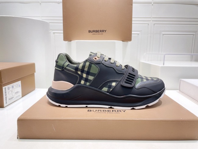  Arrenfashion Men Women B*urberry Top Sneakers