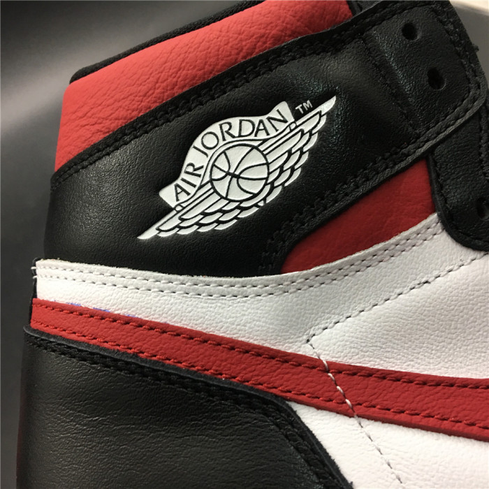  Arrenfashion Air Jordan 1 Retro High Black Gym Red 555088-061