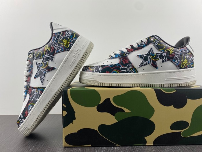  arrenfashion Men Women B*ape Top Sneaker