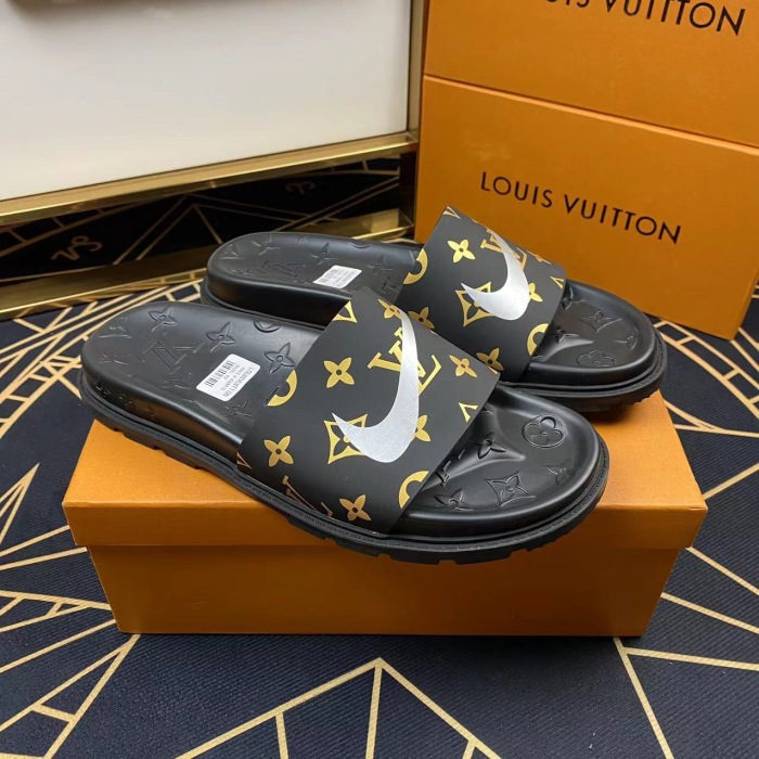 Men L*ouis V*uitton Top Slippers (Arrenfashion)