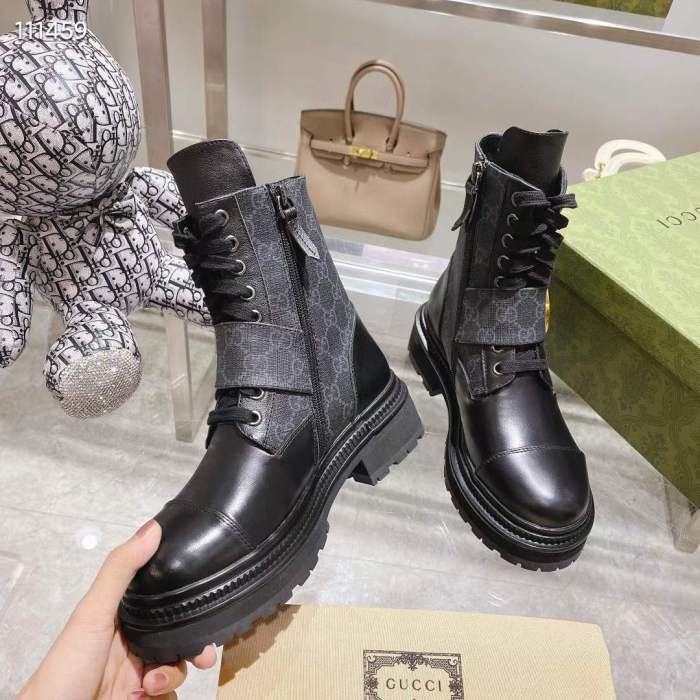 Women G*ucci Top Boots （Arrenfashion）