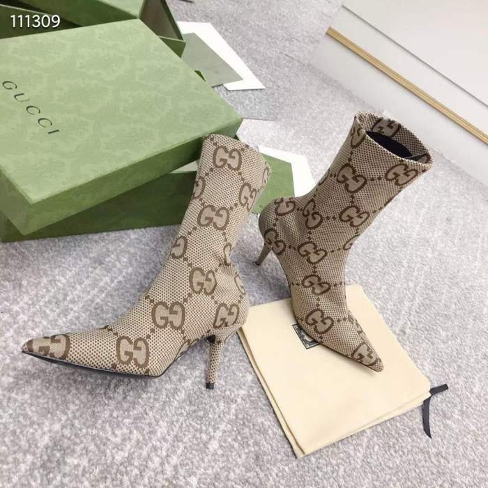 Women G*ucci Top Boots （Arrenfashion）