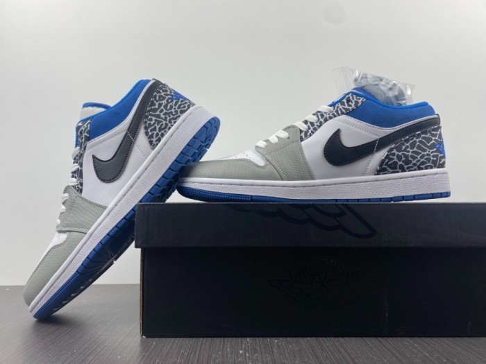  Arrenfashion Air Jordan 1 Low True Blue DM1199-140