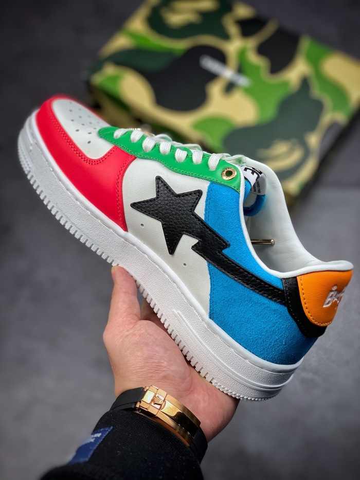 Men Women B*ape sta to low Top Sneaker ( arrenfashion)