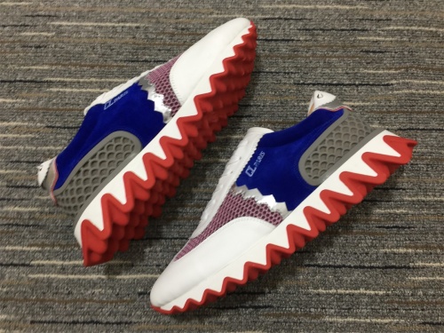  Arrenfashion Men C*hristian L*ouboutin Aurelien Flat Top Sneakers