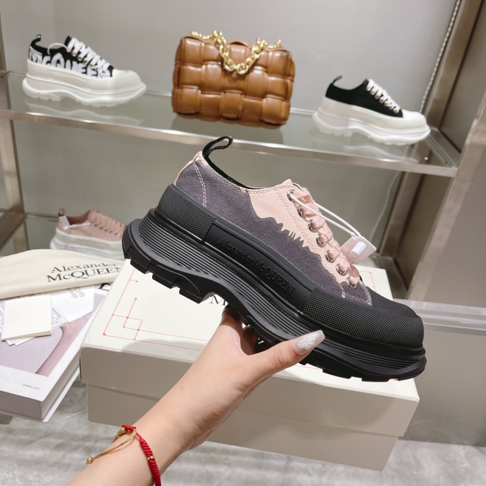 Men Women A*lexander M*cqueen Top Sneaker （ Arrenfashion ）
