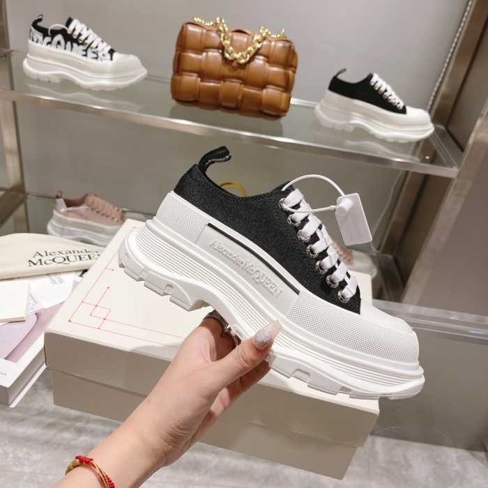 Men Women A*lexander M*cqueen Top Sneaker （ Arrenfashion ）