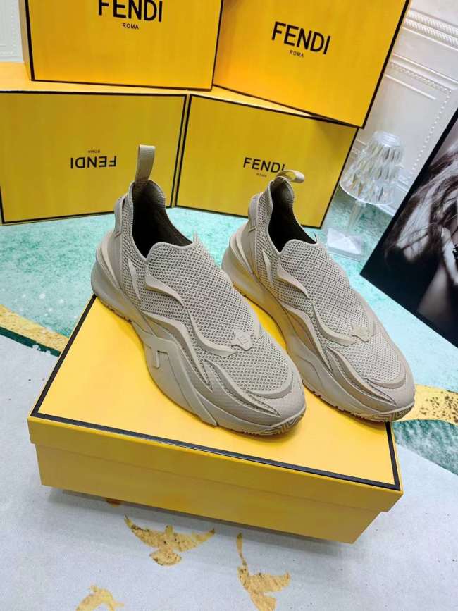  Men Women F*endi Top Sneaker （ Arrenfashion ）