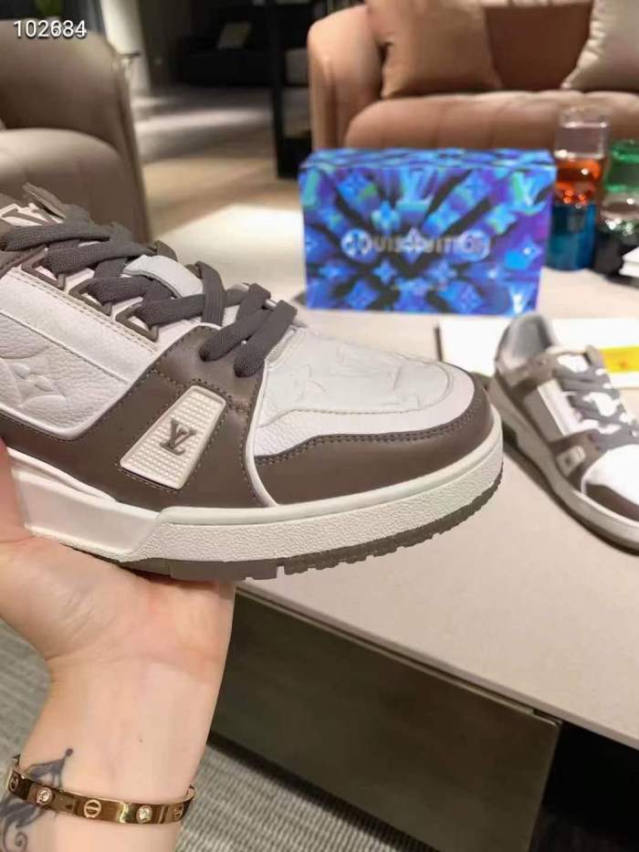  Arrenfashion Men Women L*ouis V*uitton Top Sneaker