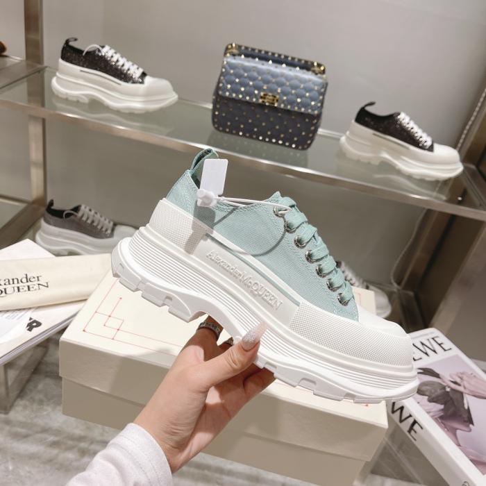 Men Women A*lexander M*cqueen Top Sneaker （ Arrenfashion ）