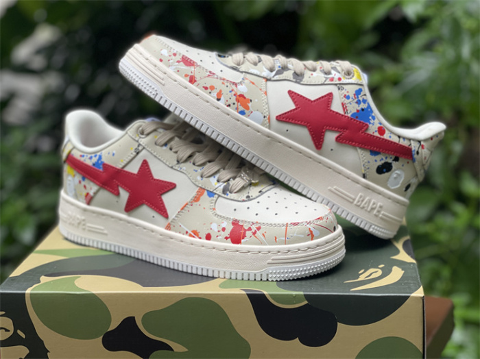  arrenfashion Men Women B*ape Top Sneaker
