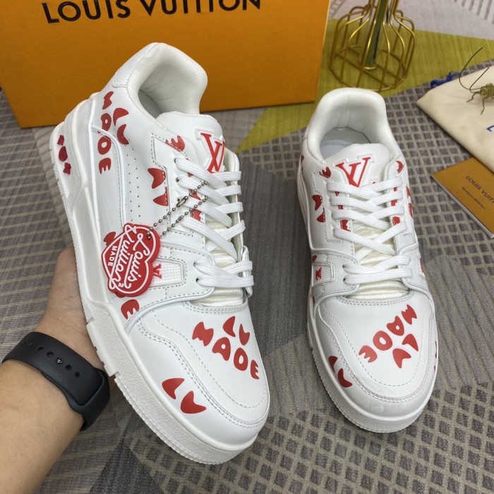  Arrenfashion Men Women L*ouis V*uitton Top Sneakers