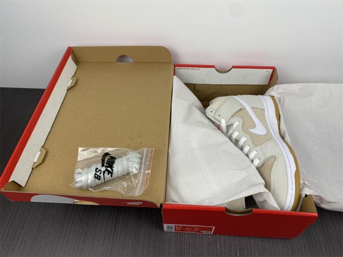  from Arrenfashion Nike SB Dunk High “Unbleached Pack” DA9626-100