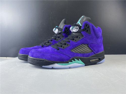  Arrenfashion Air Jordan 5 Alternate Grape 136027-500