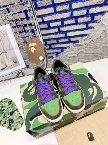  arrenfashion Men Women B*ape Top Sneaker