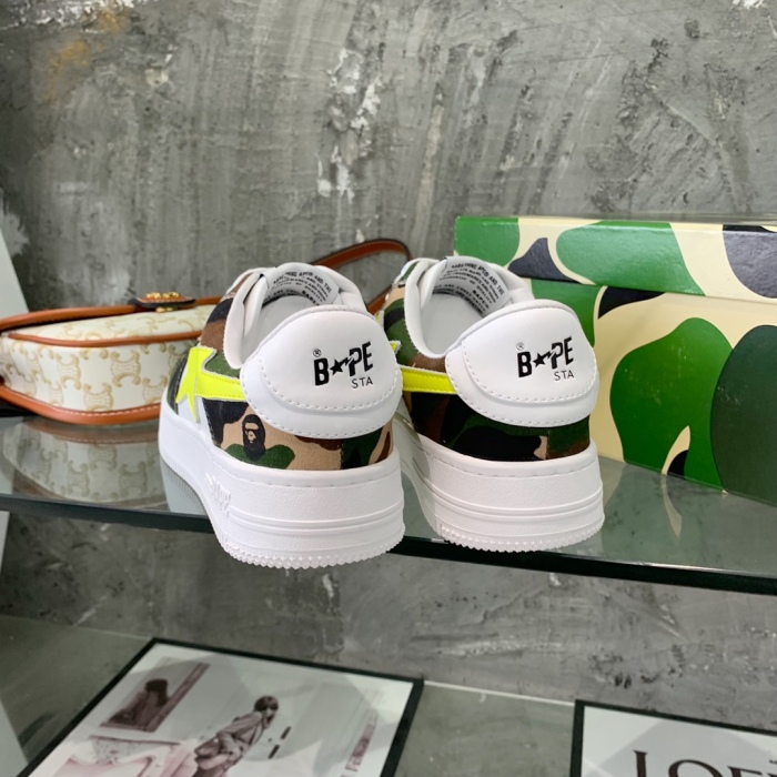  arrenfashion Men Women B*ape Top Sneaker