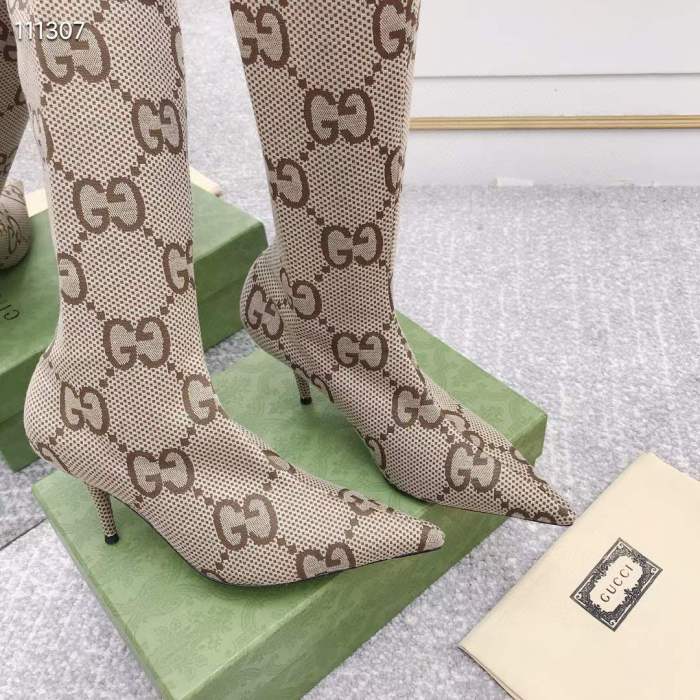 Women G*ucci Top Boots （Arrenfashion）