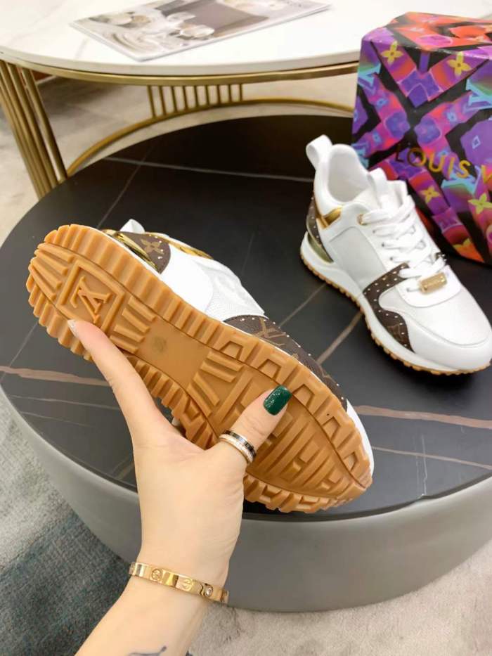  Arrenfashion Women L*ouis V*uitton Run Away Top Sneaker