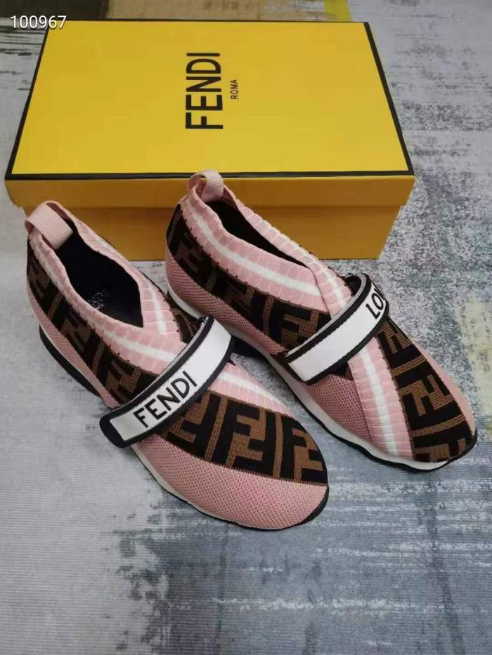  Arrenfashion Men Women F*endi Top Sneaker