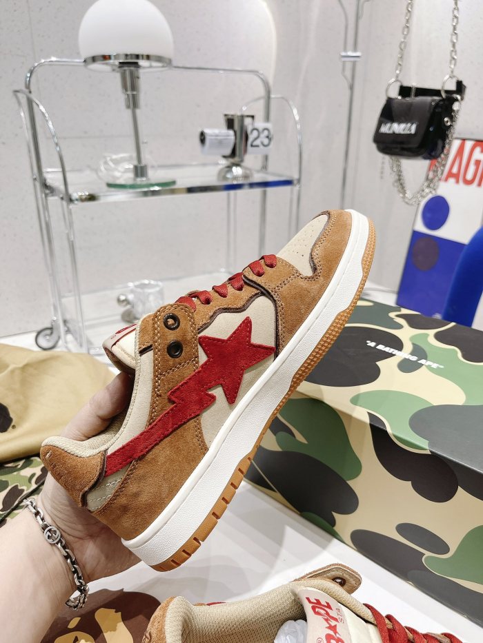  arrenfashion Men Women B*ape Top Sneaker