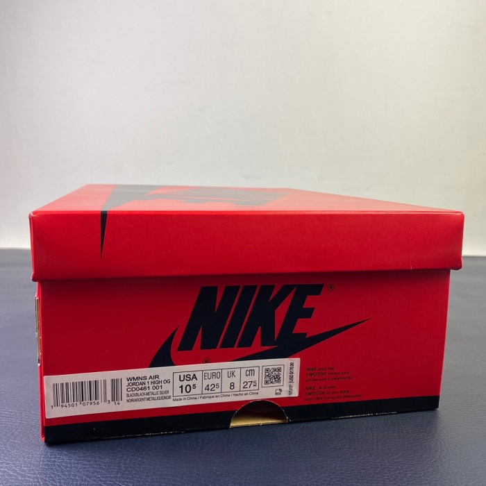  Arrenfashion Air Jordan 1 High OG WMNS “Silver Toe” CD0461-001