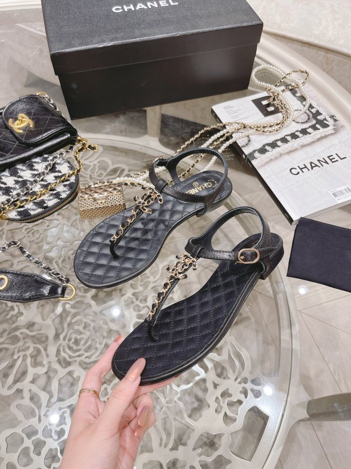  Arrenfashion Women C*hanel Top Sandals