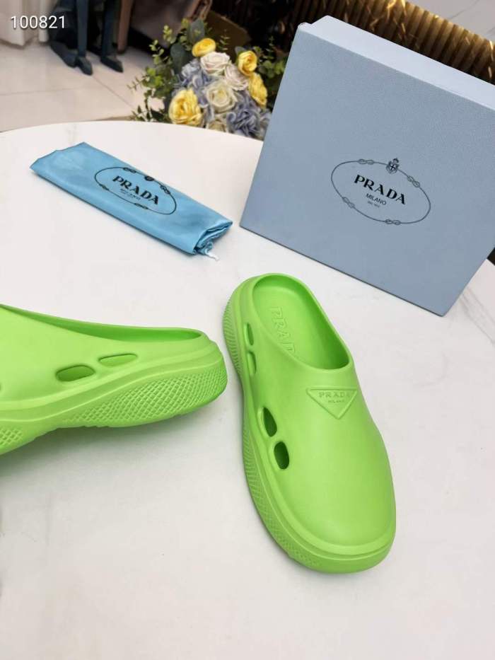 Men Women P*rada Top Slippers （ Arrenfashion ）