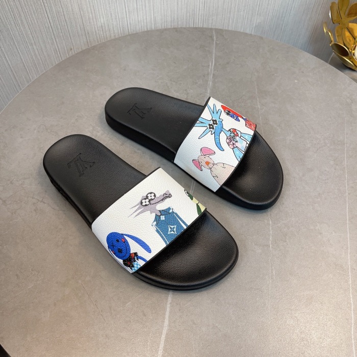 Men Women L*ouis V*uitton Top Slippers (Arrenfashion)