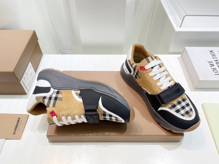  Arrenfashion Men Women B*urberry vintage Top Sneakers