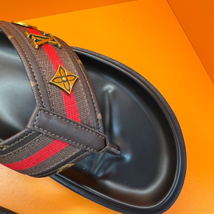 1 Men L*ouis V*uitton Top Slippers (Arrenfashion)