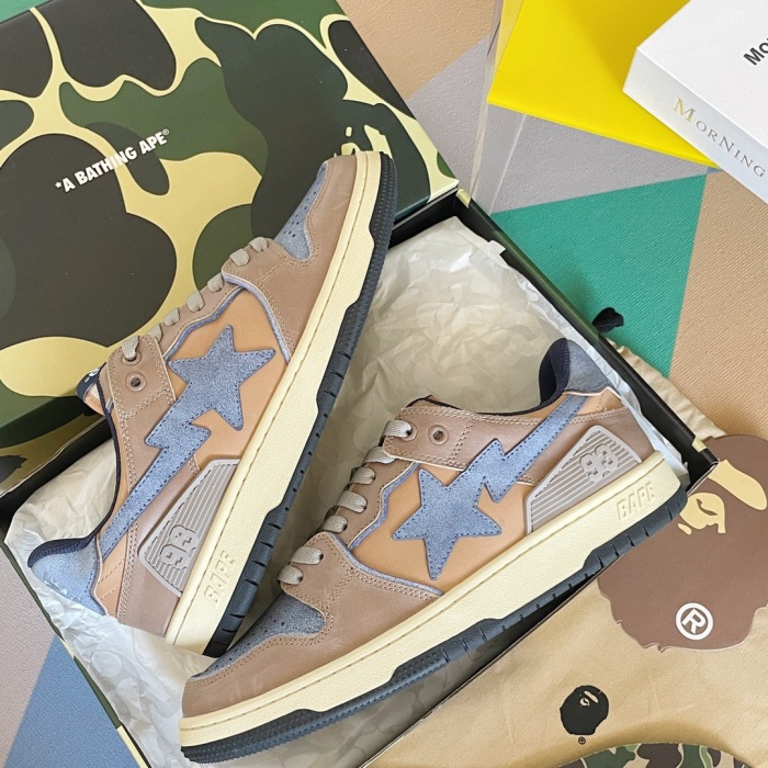 Men Women B*ape sta low Top Sneaker ( arrenfashion)
