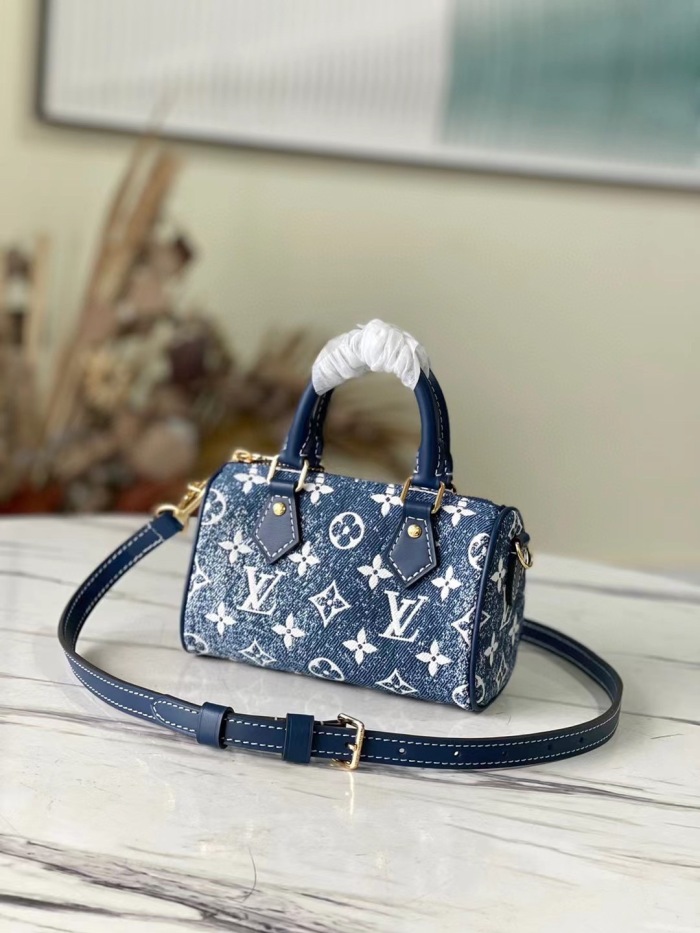  Arrenfashion Lady L*ouis V*uitton nano speedy handbag Top Quality M81168 16*10*7.5cm