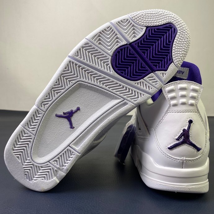  Arrenfashion Air Jordan 4 Retro Metallic Purple (GS) CT8527-115