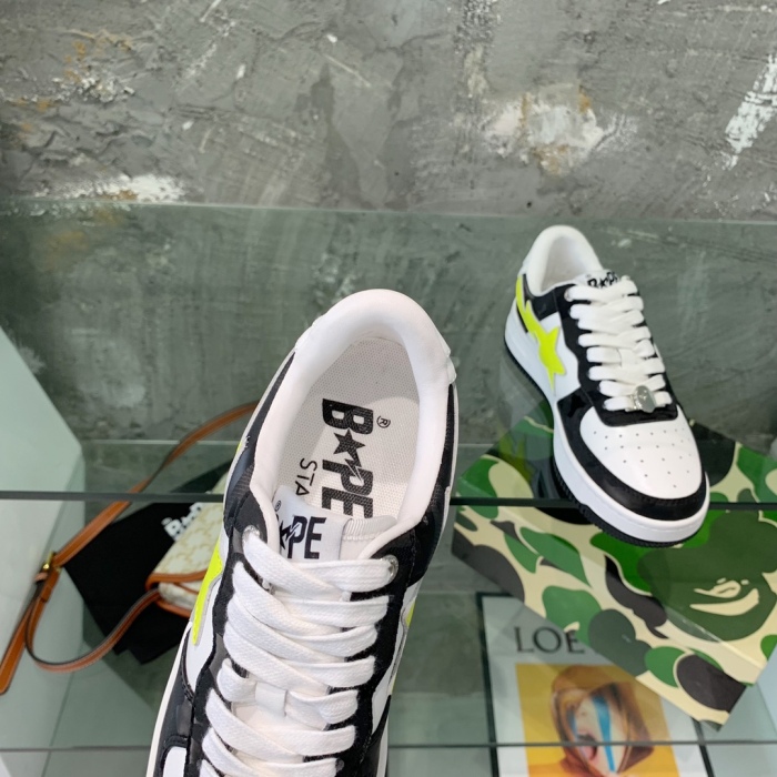  arrenfashion Men Women B*ape Top Sneaker