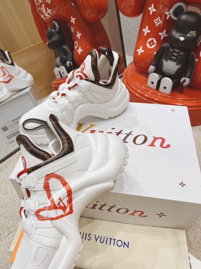  Arrenfashion Women L*ouis V*uitton Top Sneaker Top Sneaker