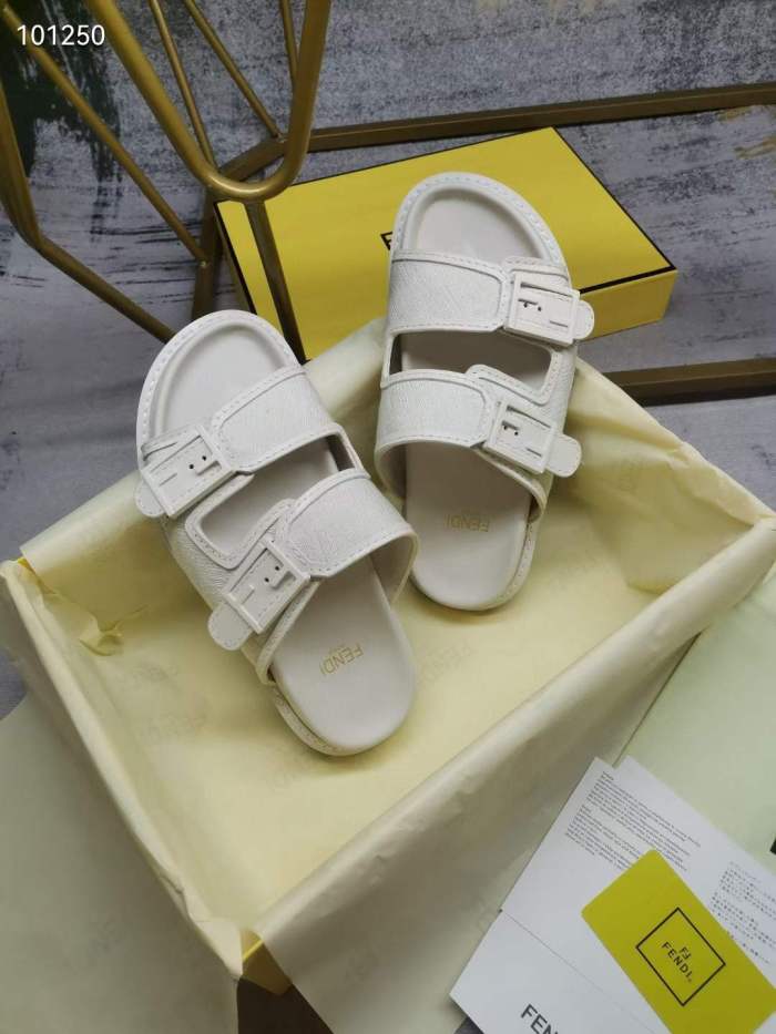 Women Men F*endi Top Sandals （ Arrenfashion）