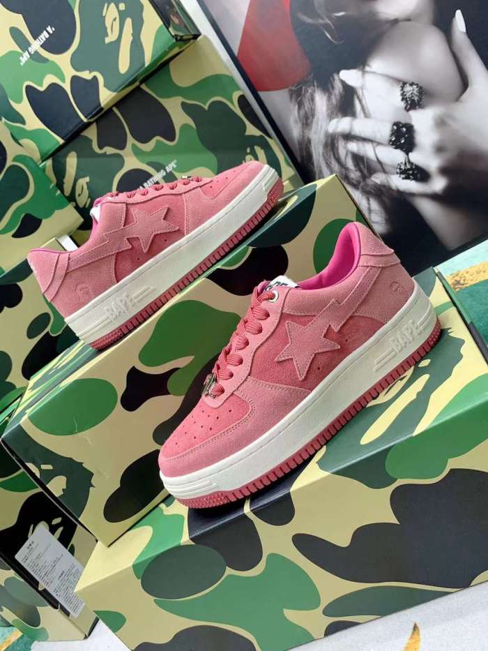 Men Women B*ape sta low Top Sneaker ( arrenfashion)