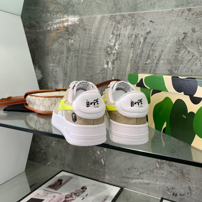  arrenfashion Men Women B*ape Top Sneaker