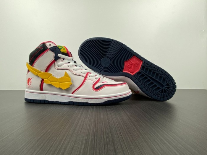  from Arrenfashion Gundam x Nike SB Dunk High DH7717-100