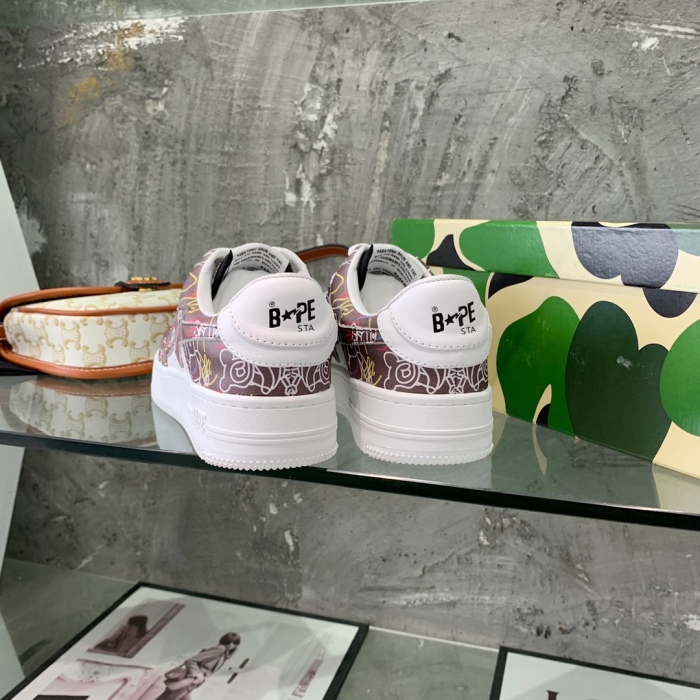  arrenfashion Men Women B*ape Top Sneaker
