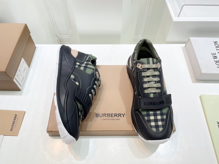  Arrenfashion Men Women B*urberry Top Sneakers