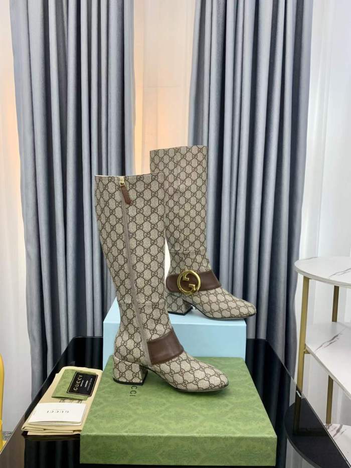 Women G*ucci Top Boots （Arrenfashion）