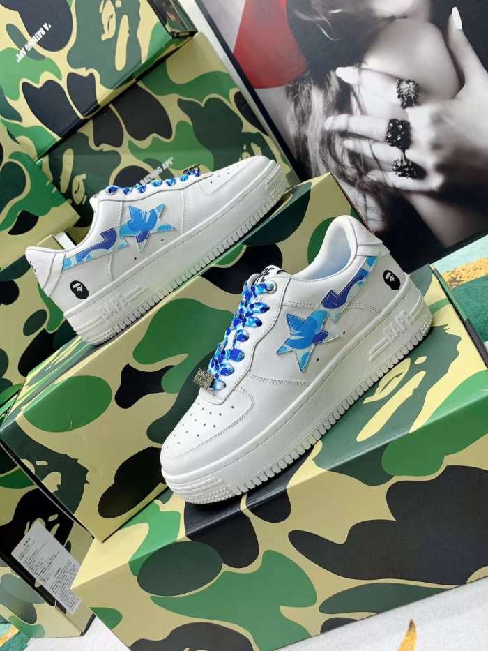 Men Women B*ape sta low Top Sneaker (arrenfashion)